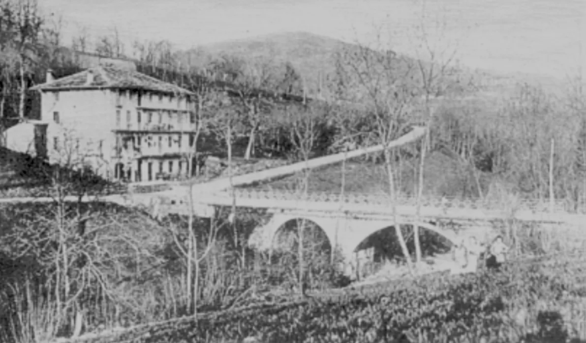 Ponte di Coassolo, da una cartolina d'epoca