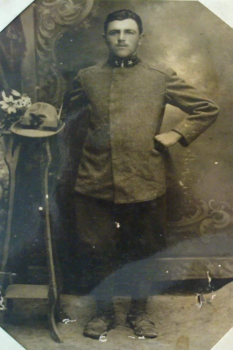 1915 - 1918. Il soldato Vigna Lobbia Tommaso, classe 1898